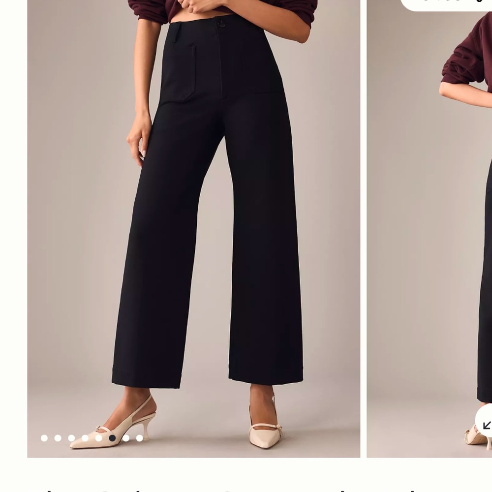 Anthropologie Maeve Colette Size 2 Tall Black